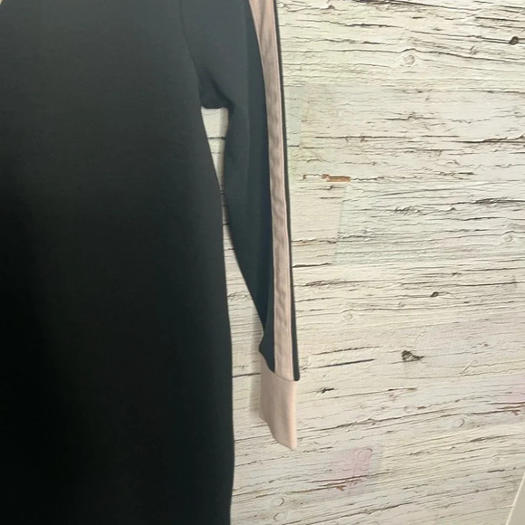 J crew size 0 long sleeve  pink black wool blend dress - Picture 9 of 10